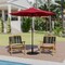 Flash Furniture Red 9 FT Umbrella and Black Cement Base, 2 PC Set GM-402003-UB19B-RED-GG - alternate 1